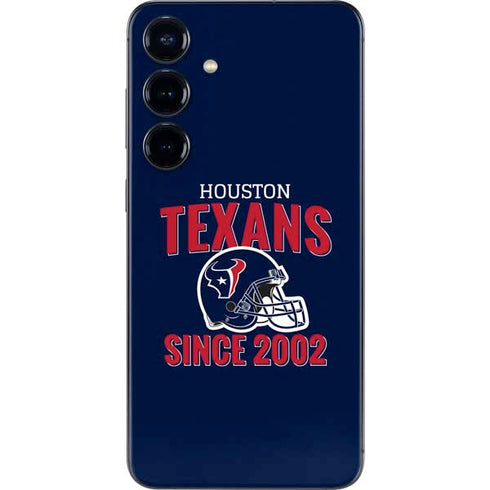 NFL Houston Texans Helmet Galaxy S25 Skin